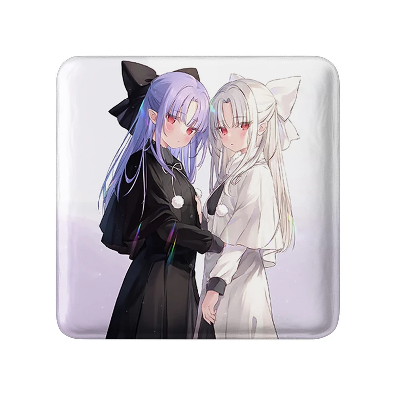 مگنت خندالو طرح بازی تسوکی هیمه‌ (Tsukihime) مدل مربعی کد 34521