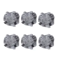 کاور پیچ اجاق گاز طرح ابر و بادی کد ۵۰ بسته ۶ عددی