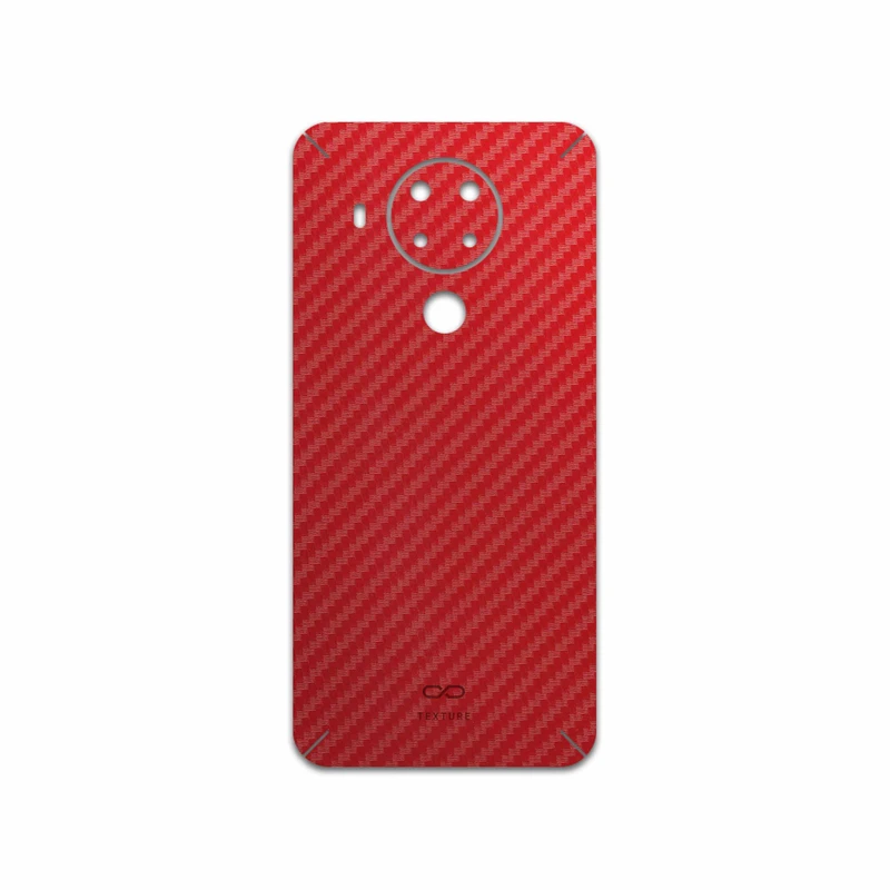 برچسب پوششی ماهوت مدل Red-Fiber مناسب برای گوشی موبایل نوکیا 5.4