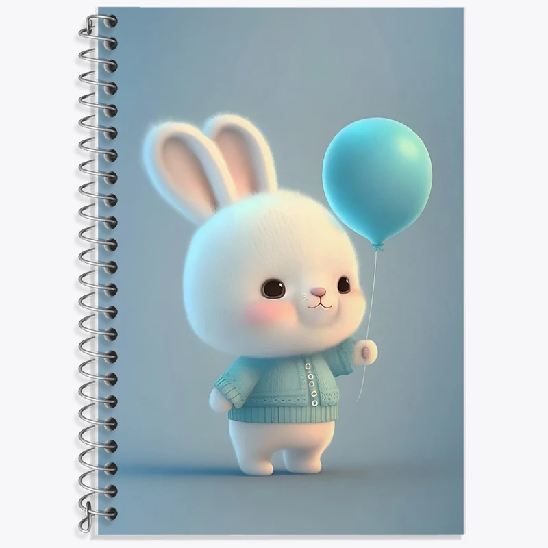 دفتر لغت 50 برگ خندالو طرح خرگوش بامزه کد F5771