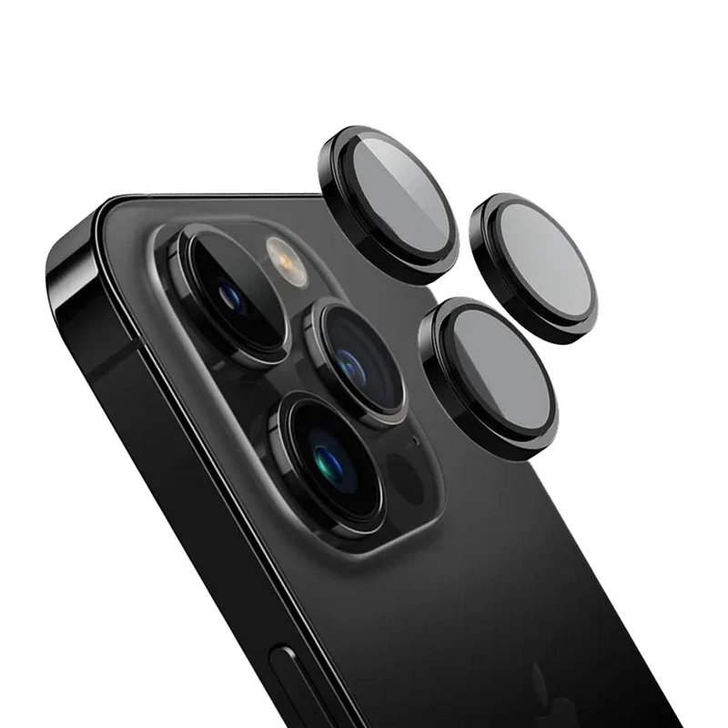 محافظ لنز دوربین شیشه‌ای مدل مانکی مناسب برای گوشی موبایل اپل iPhone 13 pro max / 13 pro