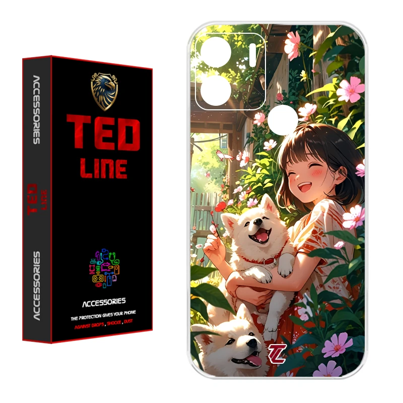 کاور تدلاین طرح سگ کد 1177 مناسب برای گوشی موبایل شیائومی Redmi A1 Plus / A2 Plus / Poco C51