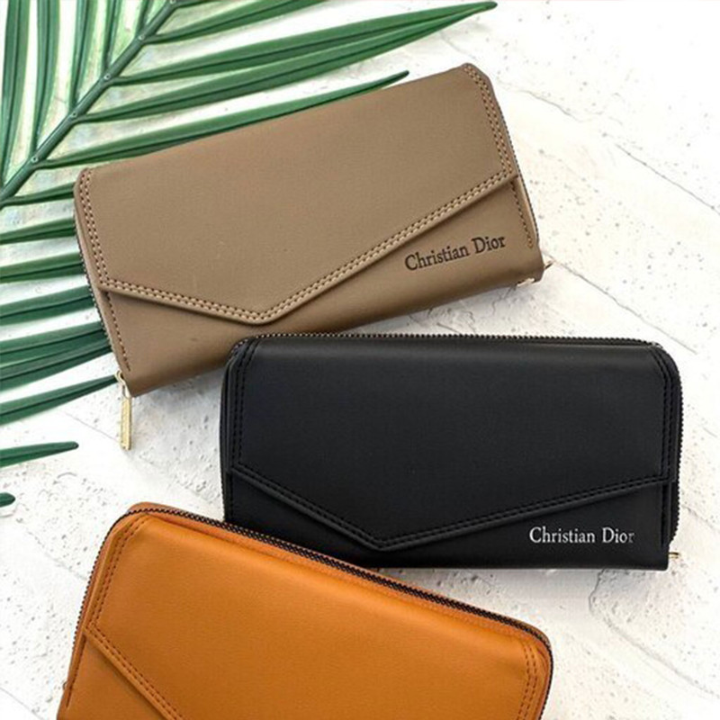 کیف پول زنانه مدل پشت زیپ دسته دار کد KZD42-760