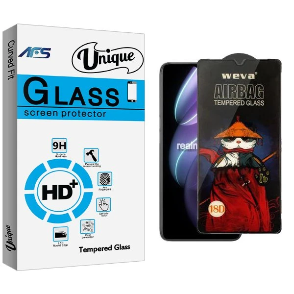 محافظ صفحه نمایش ای اف اس مدل Unique Airbag مناسب برای گوشی موبایل ریلمی V30