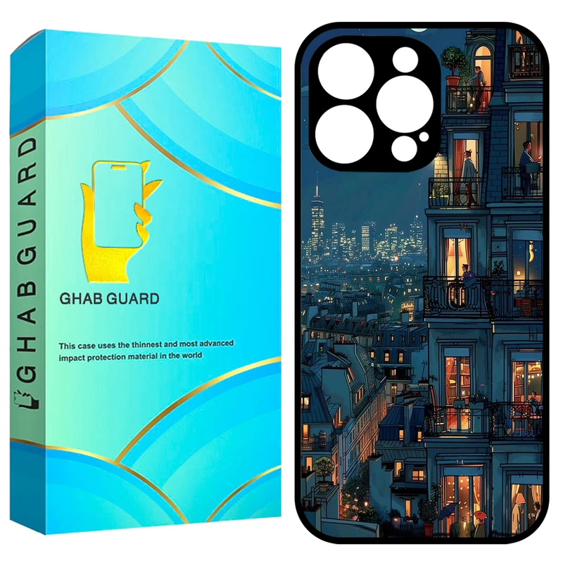 کاور قاب گارد طرح شب مدل GCHP16P مناسب برای گوشی موبایل اپل iPhone 16 Pro