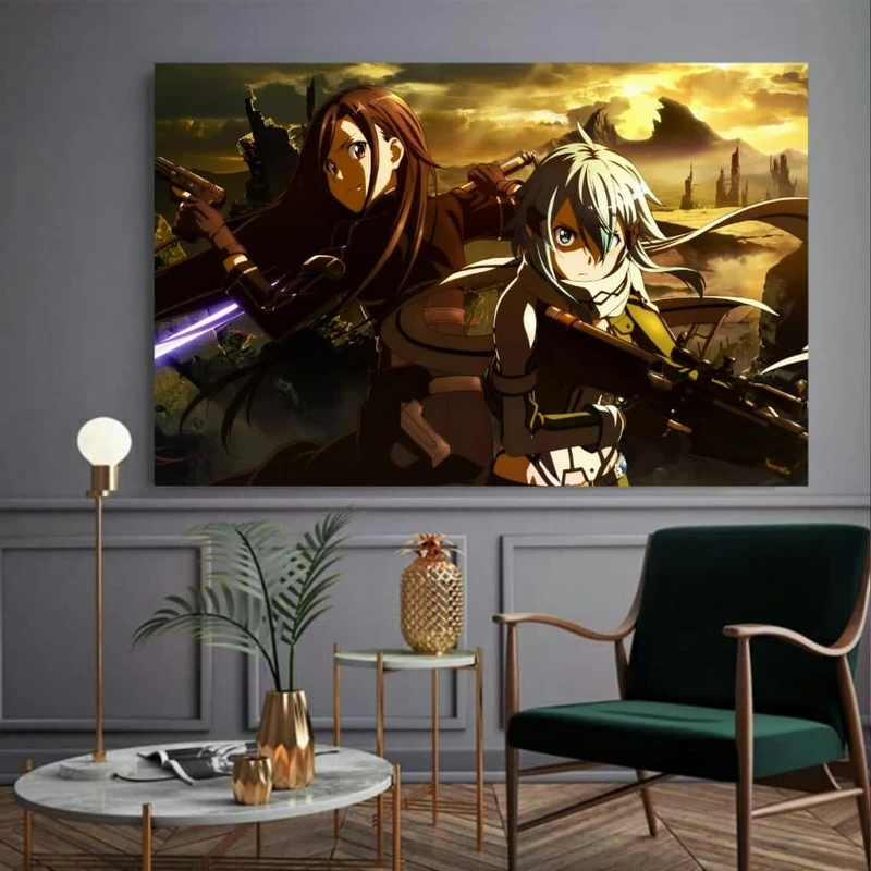 پوستر دیواری طرح انیمه مدل ZB445