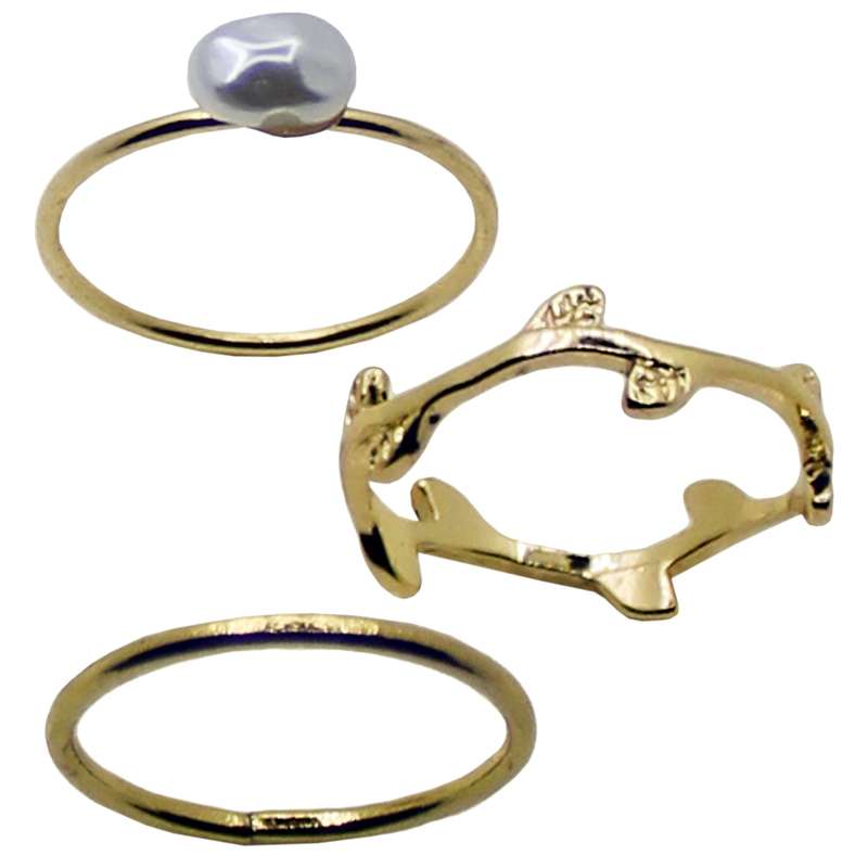 بند انگشتی زنانه کد RKH_1322 مجموعه 3 عددی