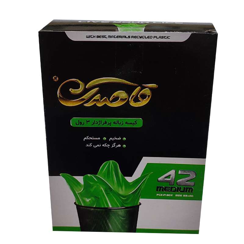 کیسه زباله قاصدک کد C_137 رول 42 عددی