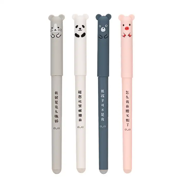 روان نویس مدل حیوانات Erasable کد M1203-00 مجموعه  4 عددی