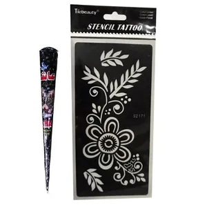 شابلون تتو و حنا طراحی کد 215