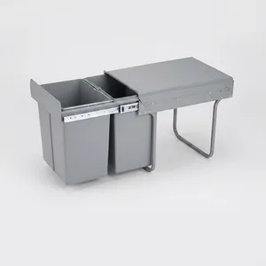 سطل زباله کابینتی مدل 2 مخزن