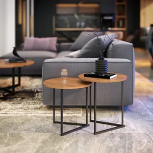 میز عسلی مدل A-100 مجموعه 2 عددی