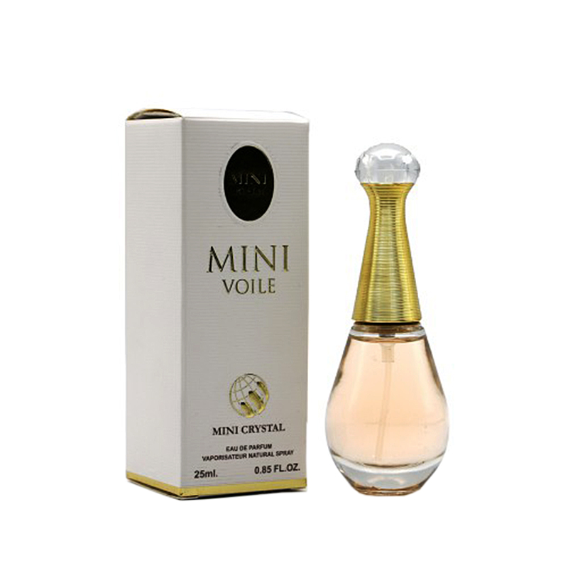  عطر جیبی زنانه مینی کریستال مدل mini voile حجم 25 میلی لیتر