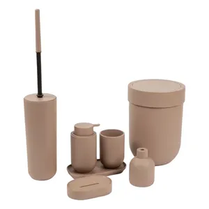 ست سرویس بهداشتی 7 تکه دلفین مدل NL-720-moka