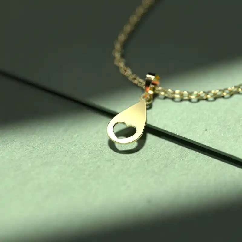 گردنبند طلا 18 عیار زنانه مدوپد مدل هندسی کد CA10246