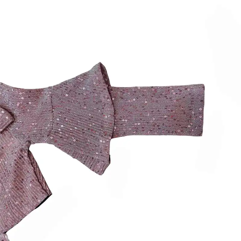 پیراهن دخترانه مدل لمه پولکی ASH594