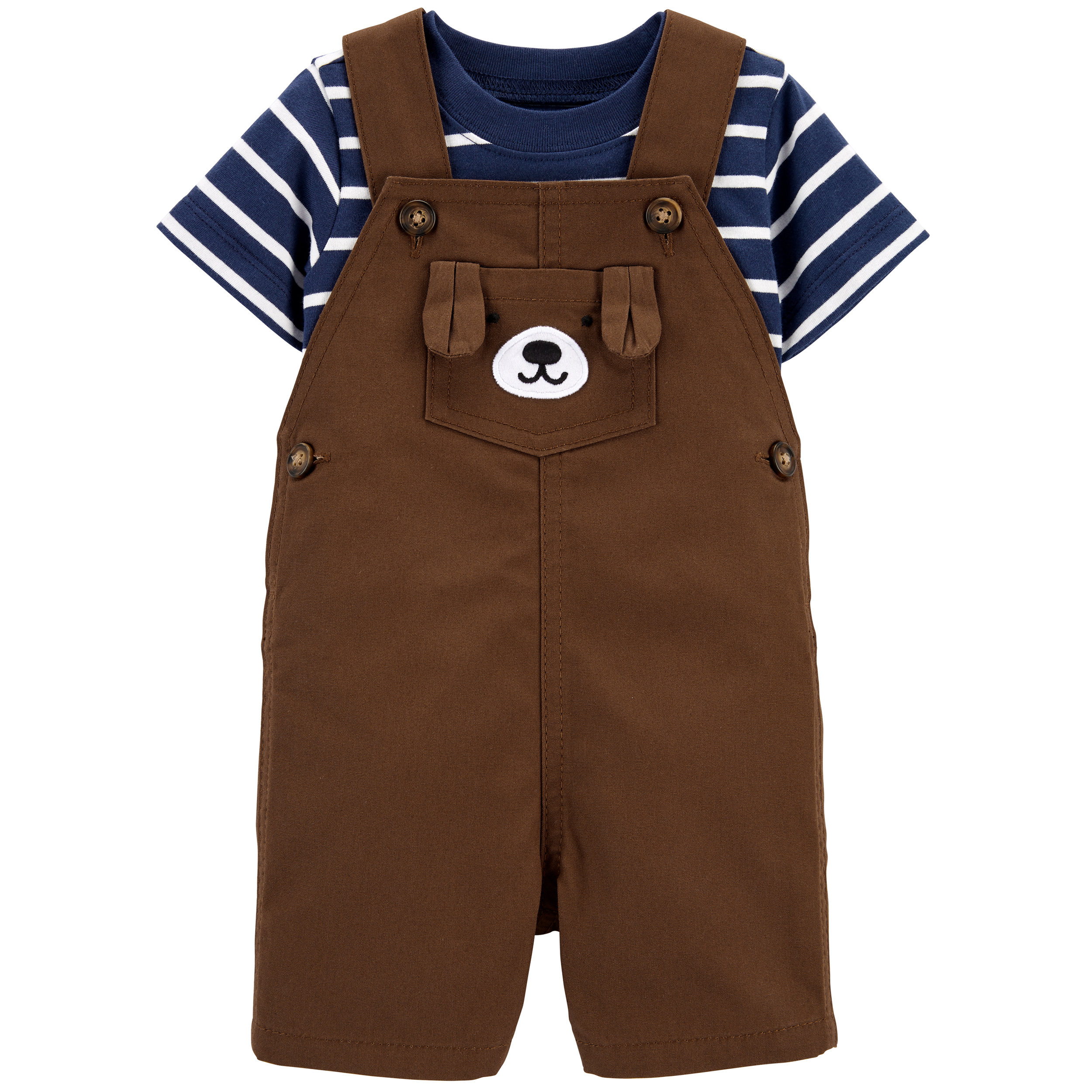 ست تی شرت و سرهمی نوزادی کارترز مدل 1475