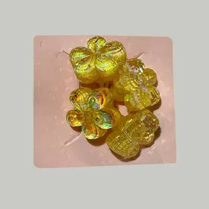 کش مو دخترانه مدل گل مجموعه 2 عددی