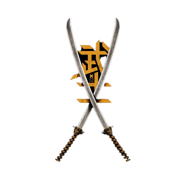 استیکر پارچه و لباس پاد آفرین مدل سامورایی کد 1995