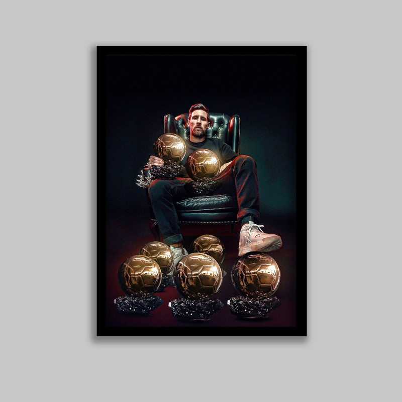 تابلو مدل لیونل مسی Lionel Messi کد LA-G10556-2