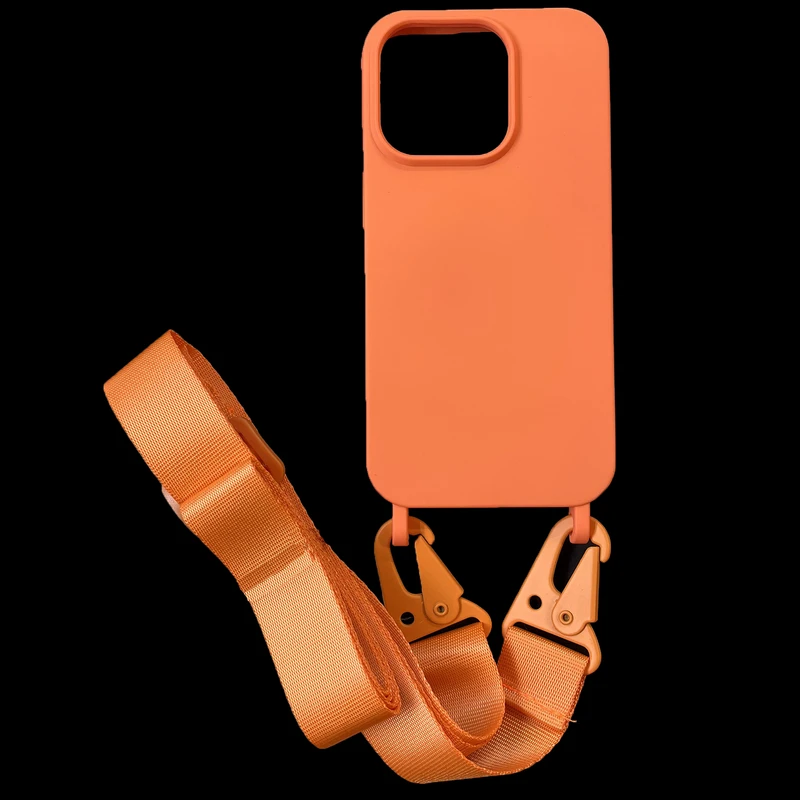 کاور مدل لندیارد مناسب برای گوشی موبایل اپل iphone 14 pro max / 15 pro max به همراه بند