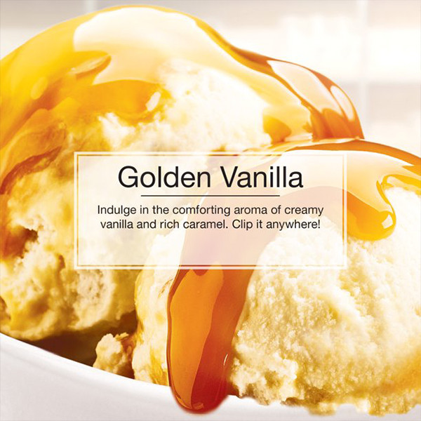 خوشبوکننده خودرو لیتل تریس مدل VENTLIQUID کد Golden Vanilla