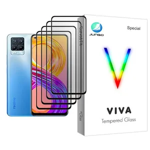 Junbo Viva Glass MIX004 Screen Protector For Realme 8 Pro Pack Of 4