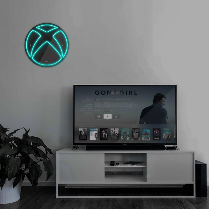 چراغ دیواری نئون دیزاین مدل Xbox-BL_TBL