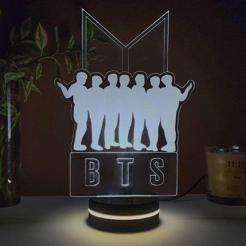 چراغ خواب مدل گروه بی تی اس bts