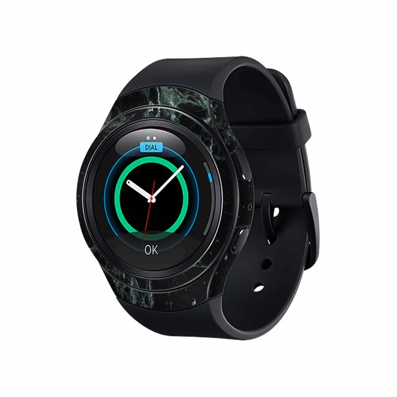 برچسب ماهوت طرح Graphite_Green_Marble مناسب برای ساعت هوشمند سامسونگ Galaxy Gear S2