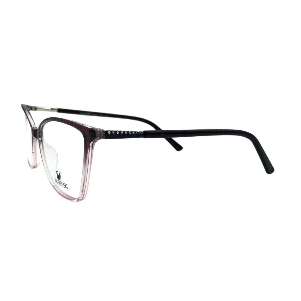 فریم عینک طبی زنانه سواروسکی مدل T1017 -  - 3