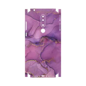 MAHOOT Purple Marble-FullSkin Cover Sticker for Nokia 3.1 Plus