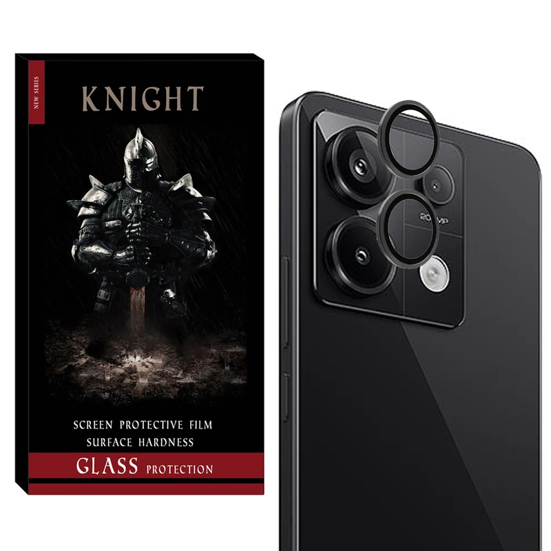 محافظ لنز دوربین نایت مدل Ring-Metal-KT مناسب برای گوشی موبایل شیائومی Redmi Note 13 pro 5g