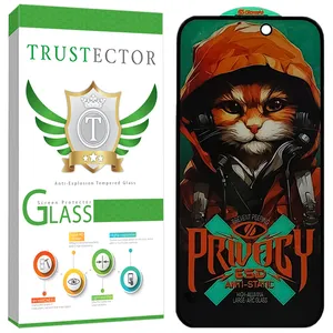 Trustector CATPRVT Privacy Screen Protector Suitable For Apple iPhone 15 Pro