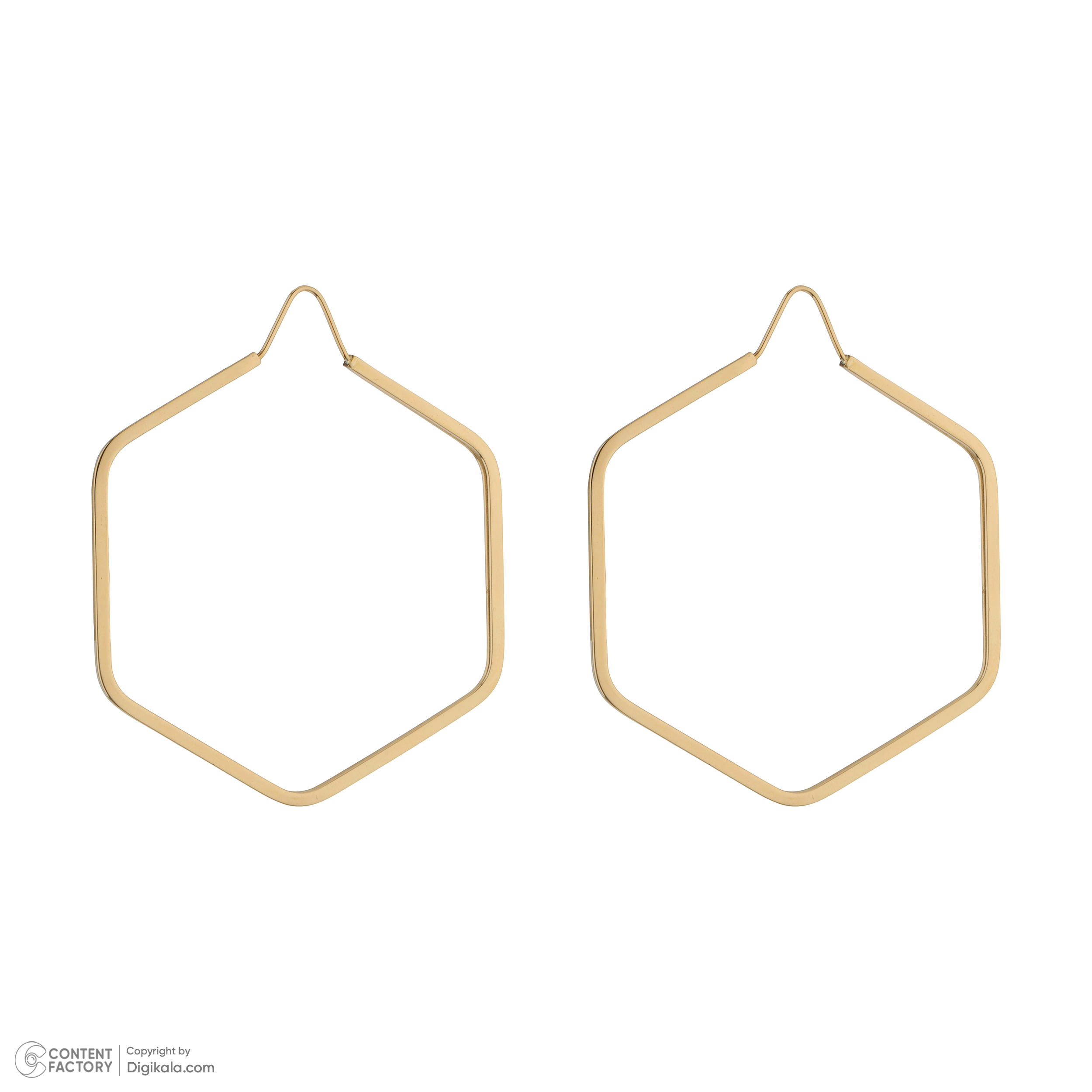 گوشواره طلا 18 عیار زنانه تاج مدل G304