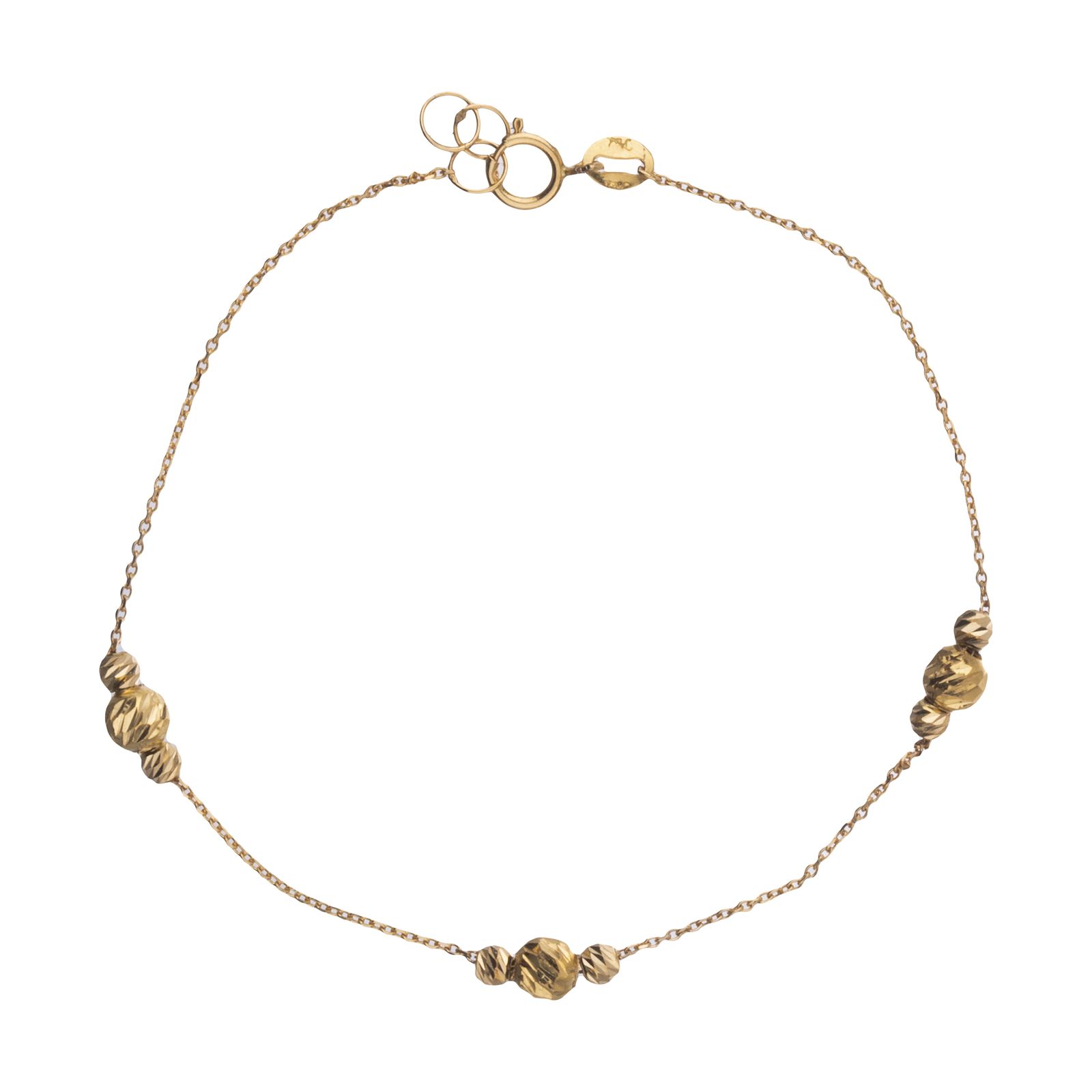 دستبند طلا 18 عیار زنانه مایا ماهک مدل MB1067 -  - 1