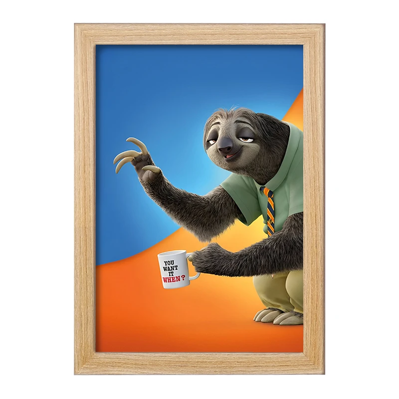 تابلو خندالو مدل زوتوپیا کد F3765