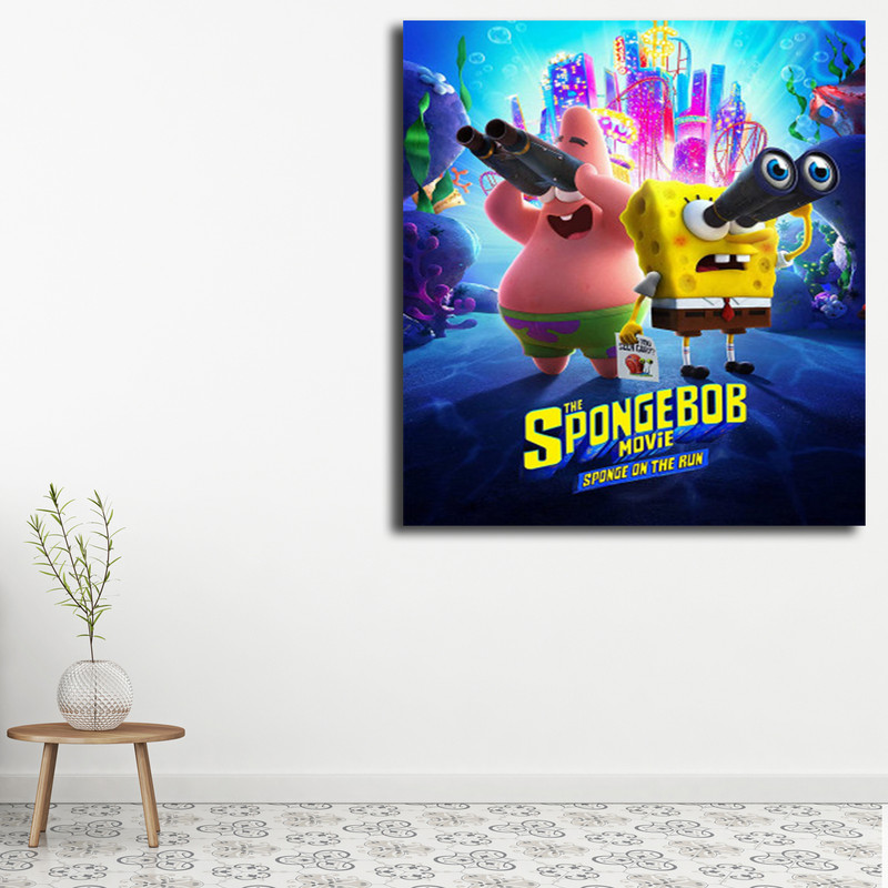  تابلو کودک و نوزاد مدل باب اسفنجی کد 17