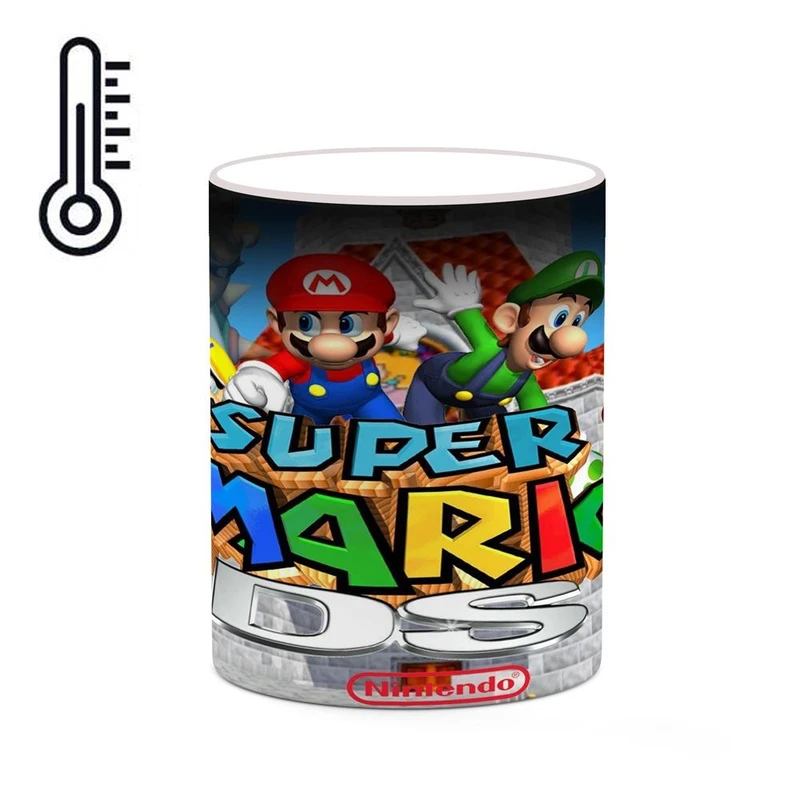 ماگ حرارتی کاکتی مدل بازی سوپر ماریو Super Mario کد mgh30509