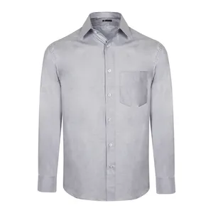 پیراهن آستین بلند مردانه ناوالس مدل OXFORD
