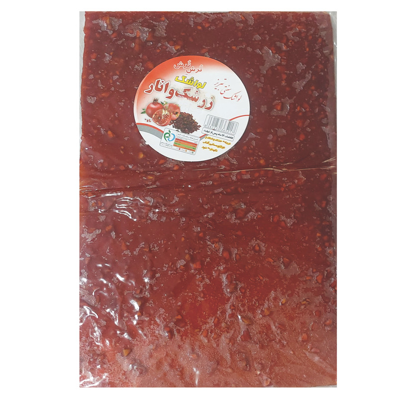 لواشک زرشک وانار ترش ترش - 100 گرم