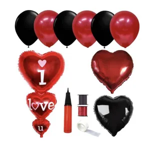 مجموعه 49 عددی بادکنک آرایی مدل love کد 00501