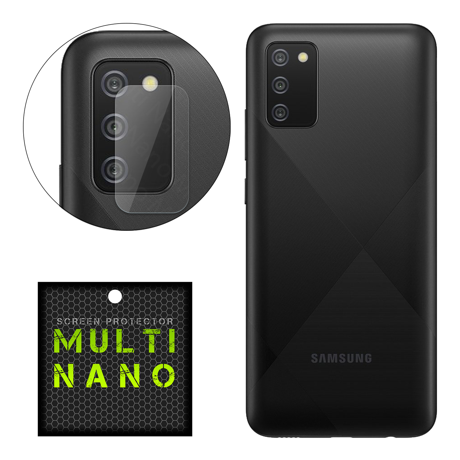 نقد و بررسی محافظ لنز دوربین مولتی نانو مدل Pro مناسب برای گوشی موبایل سامسونگ Galaxy A02s توسط خریداران
