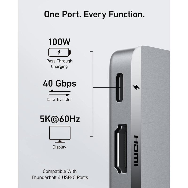 هاب 7 پورت USB-C انکر مدل PowerExpand Plus 7 in 2