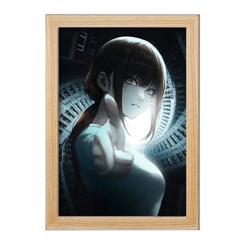 تابلو خندالو مدل ماکیما انیمه مرد اره ای Chainsaw Man  کد 17855