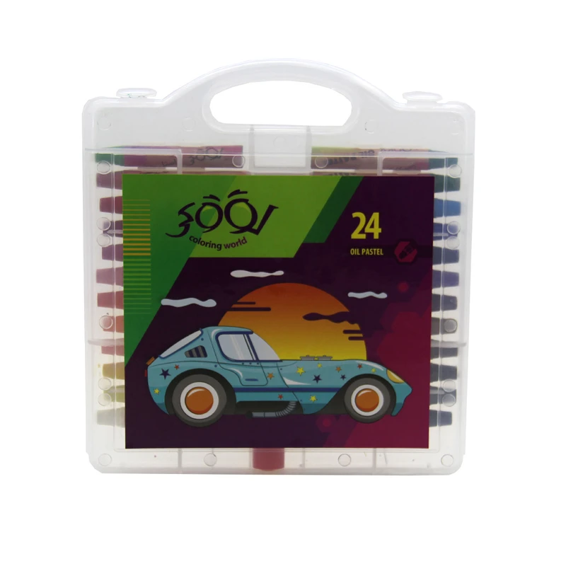 پاستل روغنی 24 رنگ لووکی کد A226