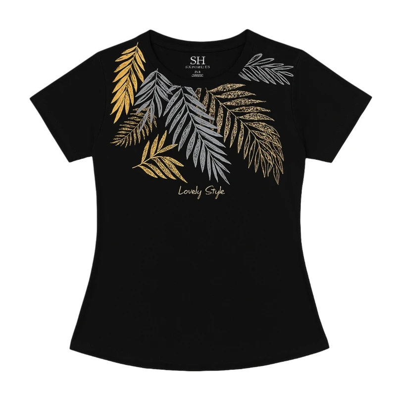 تی‌شرت آستین کوتاه دخترانه مدل ۱۳۶۷۲۰