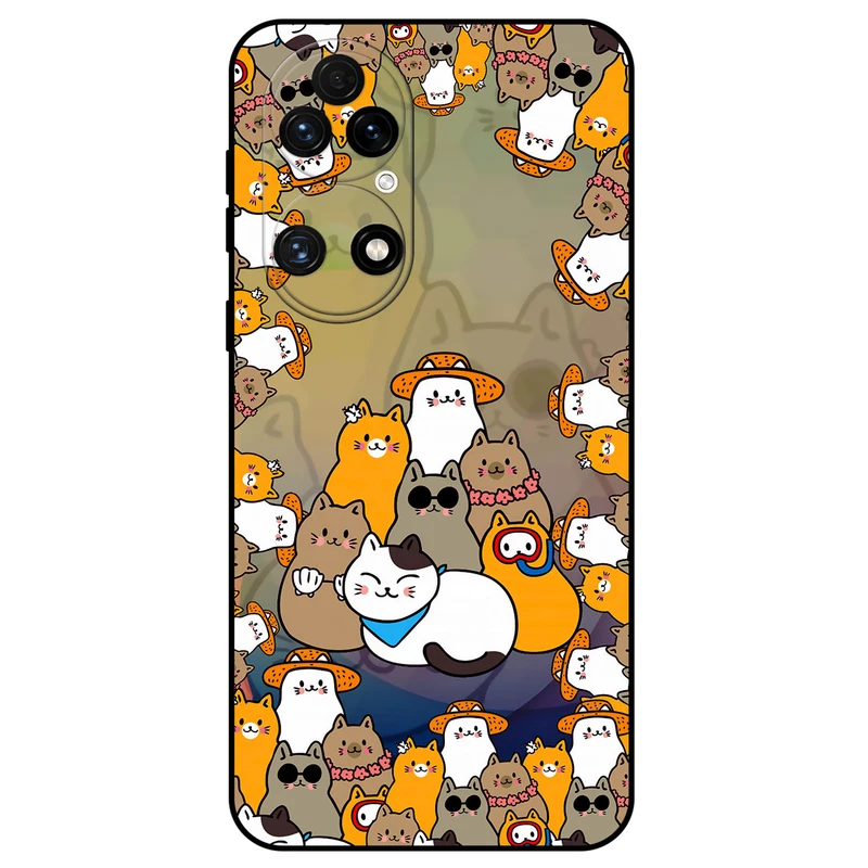 کاور مگافون طرح گربه مدل 7717 مناسب برای گوشی موبایل هوآوی P50 / P50E