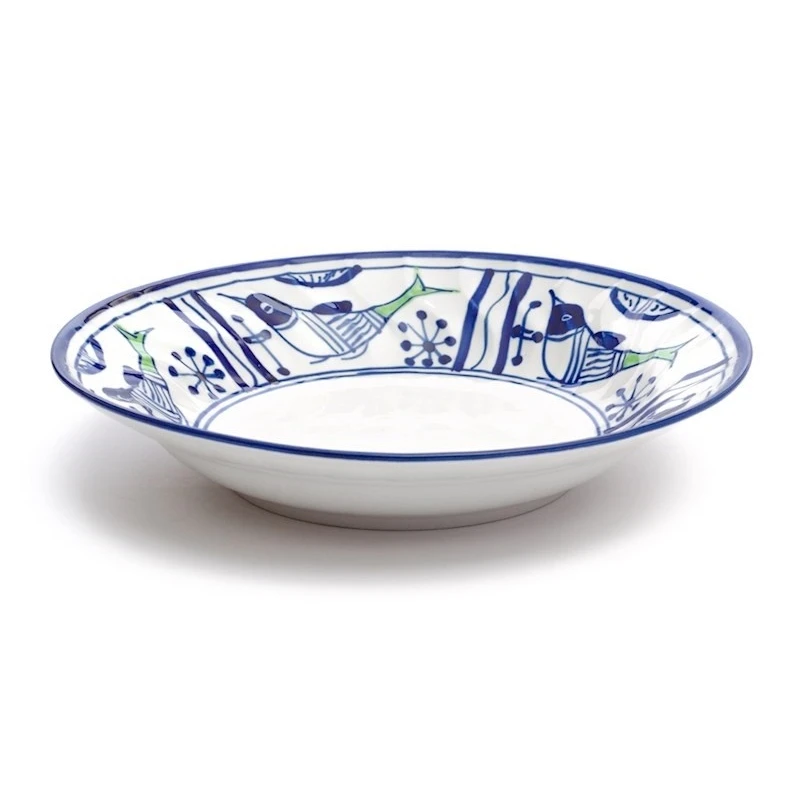 بشقاب خورش خوری طرح مرغی کد BKHM006 مجموعه 6 عددی