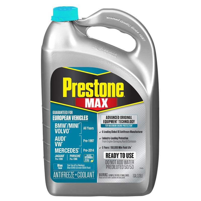 ضدیخ و کولانت خودرو پریستون مدل MAX حجم 3.78 لیتر